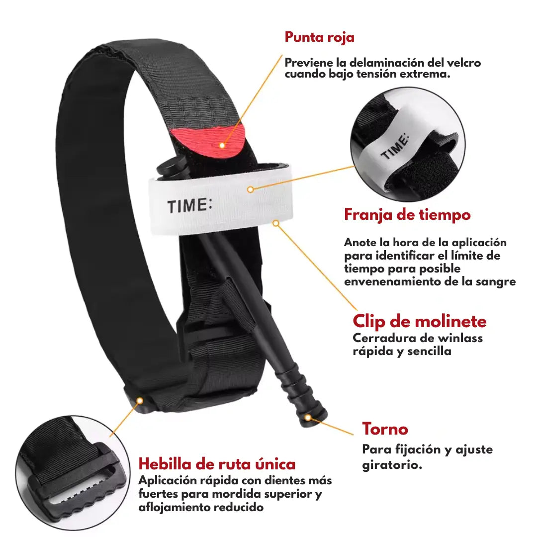 TORNIQUETE TÁCTICO DE EMERGENCIA BloodStop®