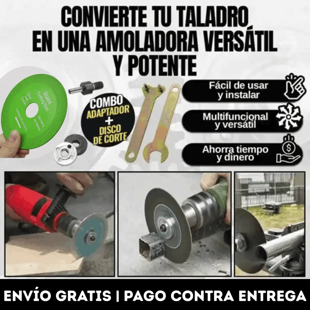 KIT DE DISCO PARA TALADRO TurboGrip Pro®