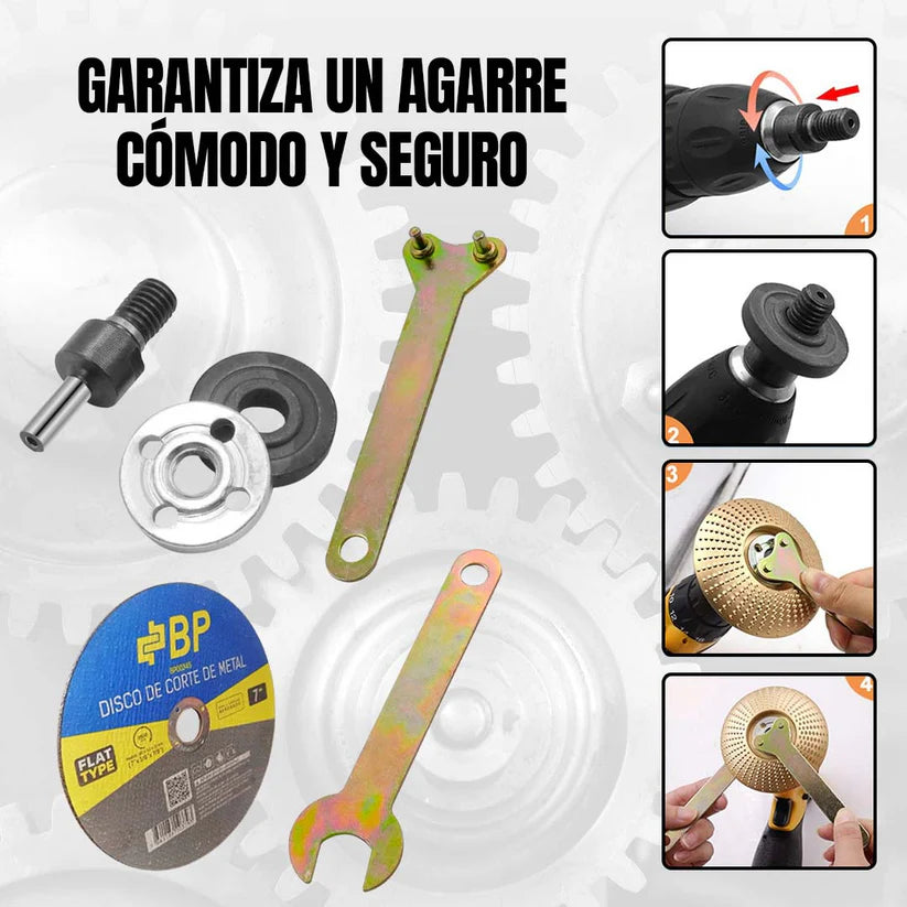 KIT DE DISCO PARA TALADRO TurboGrip Pro®