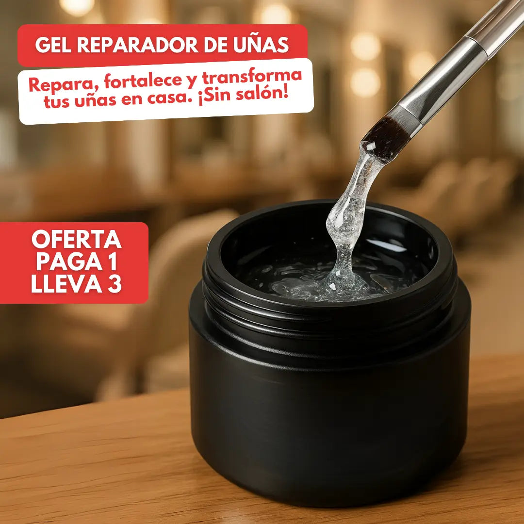 GEL PROTECTOR REPARADOR DE UÑAS OFERTA 3X1