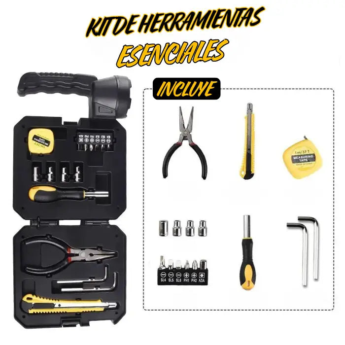LAMPARA SOLAR MAS CAJA DE HERRAMIENTAS ECOLIGTH TOOLBOX®