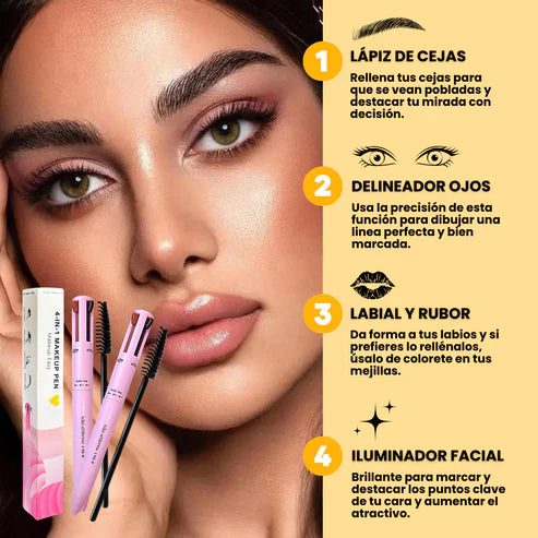 Lápiz de maquillaje 4 en 1 (+ 1 GRATIS)