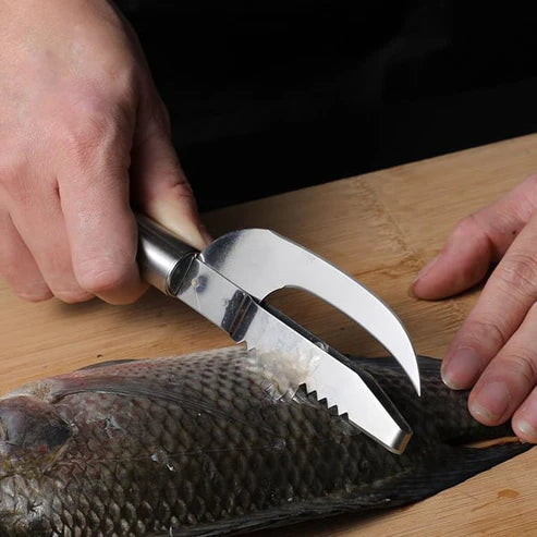 CUCHILLO DESESCAMADOR PROFESIONAL 3 en 1