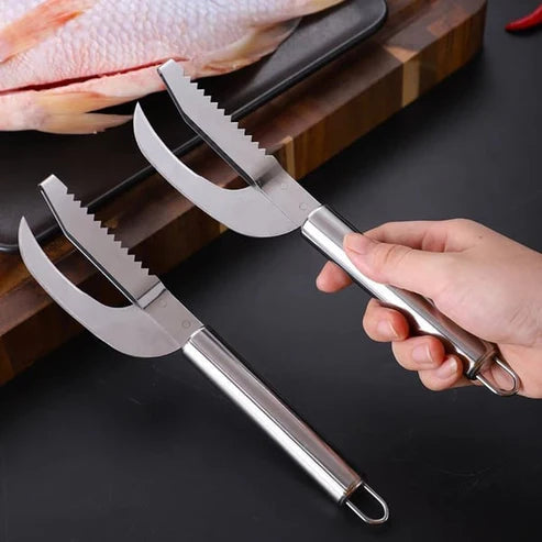 CUCHILLO DESESCAMADOR PROFESIONAL 3 en 1