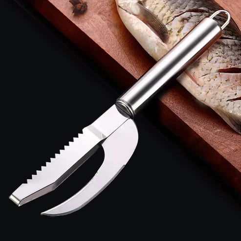 CUCHILLO DESESCAMADOR PROFESIONAL 3 en 1