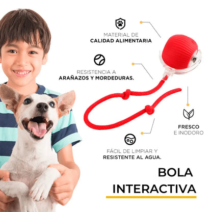 BOLA INTERACTIVA INTELIGENTE PARA PERROS Y GATOS