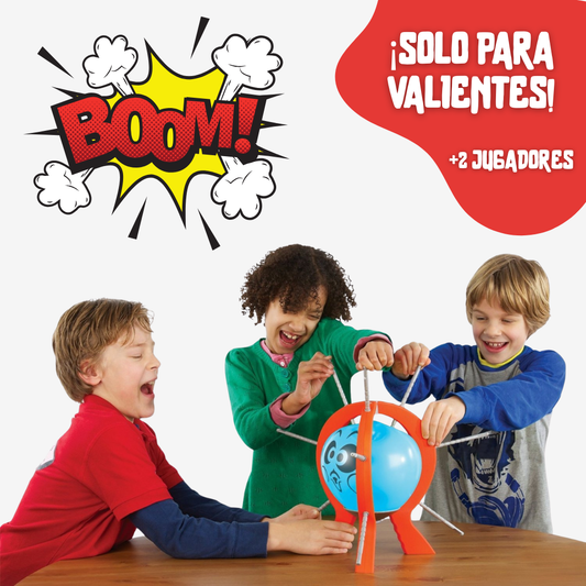 Juego de mesa Boom Boom Balloon "LA DIVERSIÓN ESTÁ A PUNTO DE ESTALLAR"