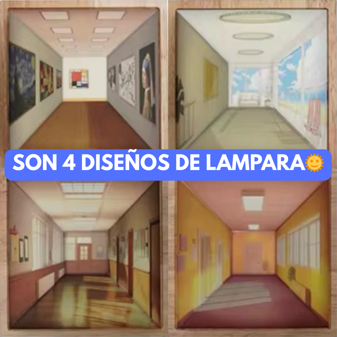 LAMPARA DE PARED LUMIGALERÍA 3D® Donde la luz se convierte en arte.