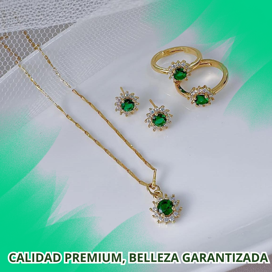 SET ESMERALDA ¡SOFISTICADO Y ELEGANTE!