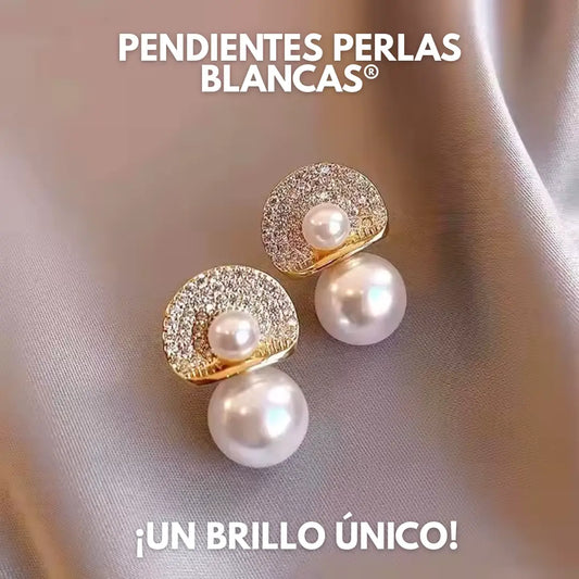 PENDIENTES PERLAS BLANCAS® ¡UN BRILLO UNICO!