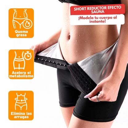SHORT REDUCTOR EFECTO SAUNA