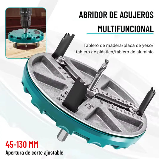 DrillMaster 360® – ADAPTADOR AJUSTABLE PARA TALADRO DE CORTE CIRCULAR
