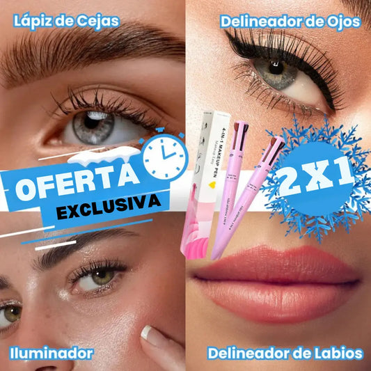Lápiz de maquillaje 4 en 1 (+ 1 GRATIS)