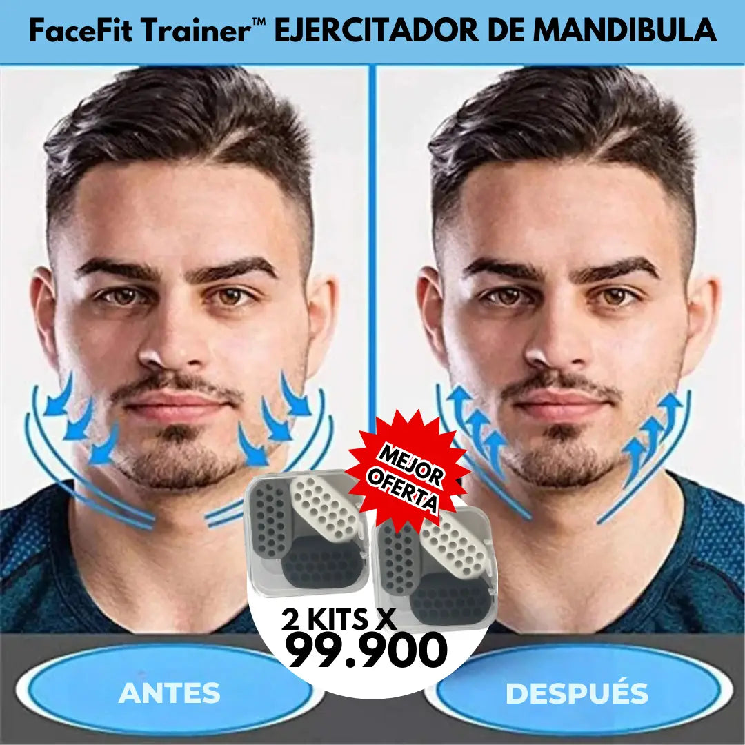 FaceFit Trainer™ EJERCITADOR DE MANDÍBULA