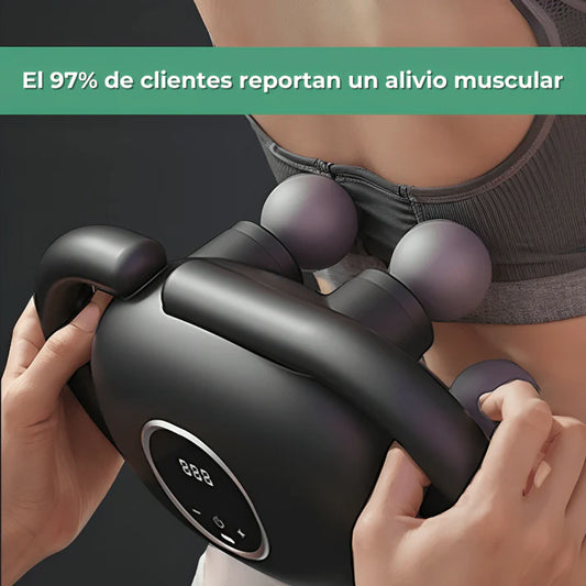 VIBRA FLEX® Masajeador de 4 Cabezas