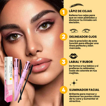 Lápiz de maquillaje 4 en 1 (+ 1 GRATIS)
